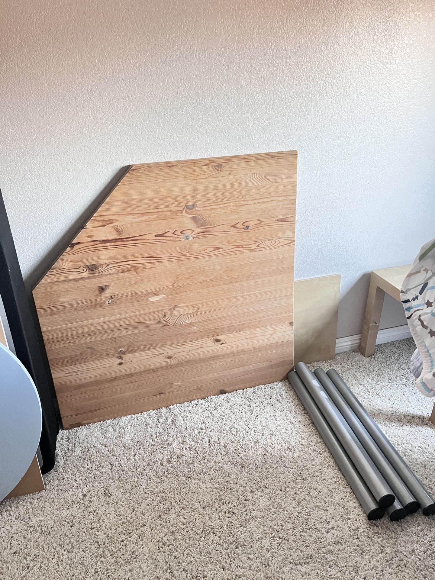 asymmetrical ikea desk
