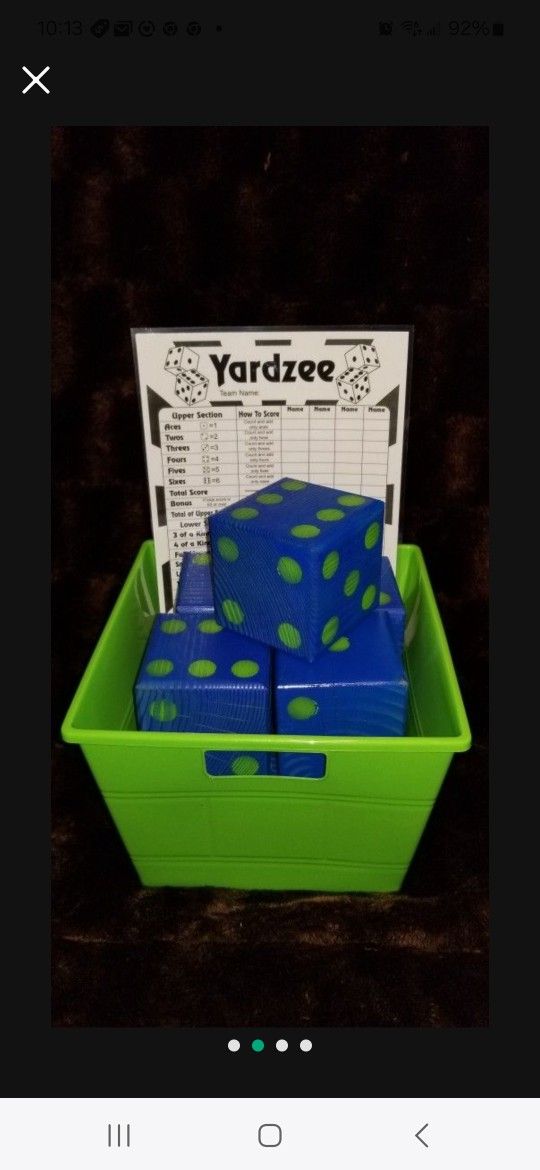 Yard Game YARDZEE And FARKLE