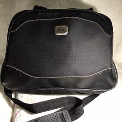 JEEP DUFFLE TOTE BAG CARRY ON SHOULDER BLACK ADDTL BAG