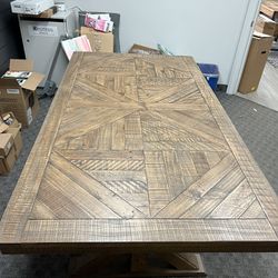 Ashley Furniture Wood Dining Table