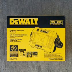 Dewalt 20v Led Task Light Brand New Tool Only