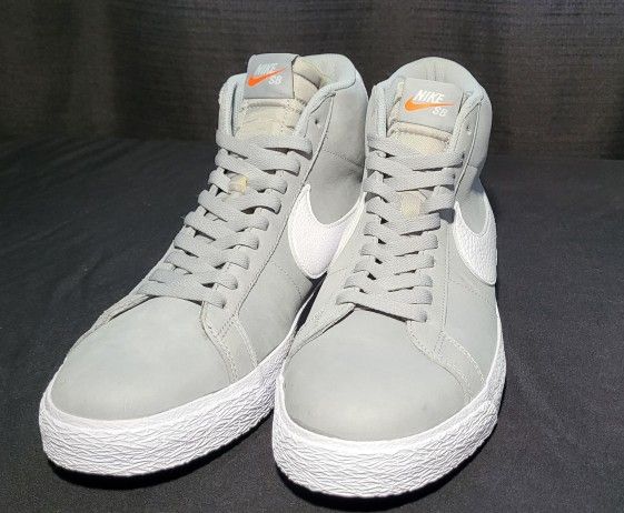  Nike Blazer Mid SB 'Wolf Grey' Size 12