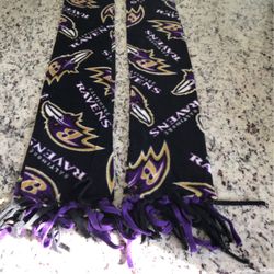 Set Of 2 Baltimore Ravens Fleece Scarves