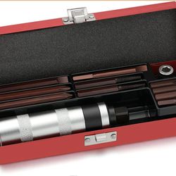 JIXINLAR 1/2" Hand Manual Reversible Impact Driver Set Extractor-12 PCS Impact Screwdriver S2 Steel Much More Durable Disengage Rusted Fasteners (Long