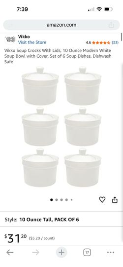 Vikko modern soup bowl with lid