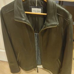 Cole Haan Leather Jacket Great Condition