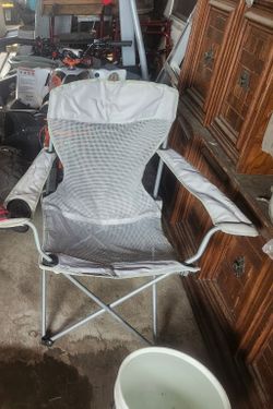 Folding Camp Chair with Mesh Back