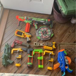 Nerf Blasters and Accessories
