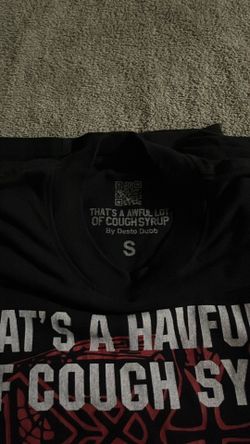 Cough syrup shirt
