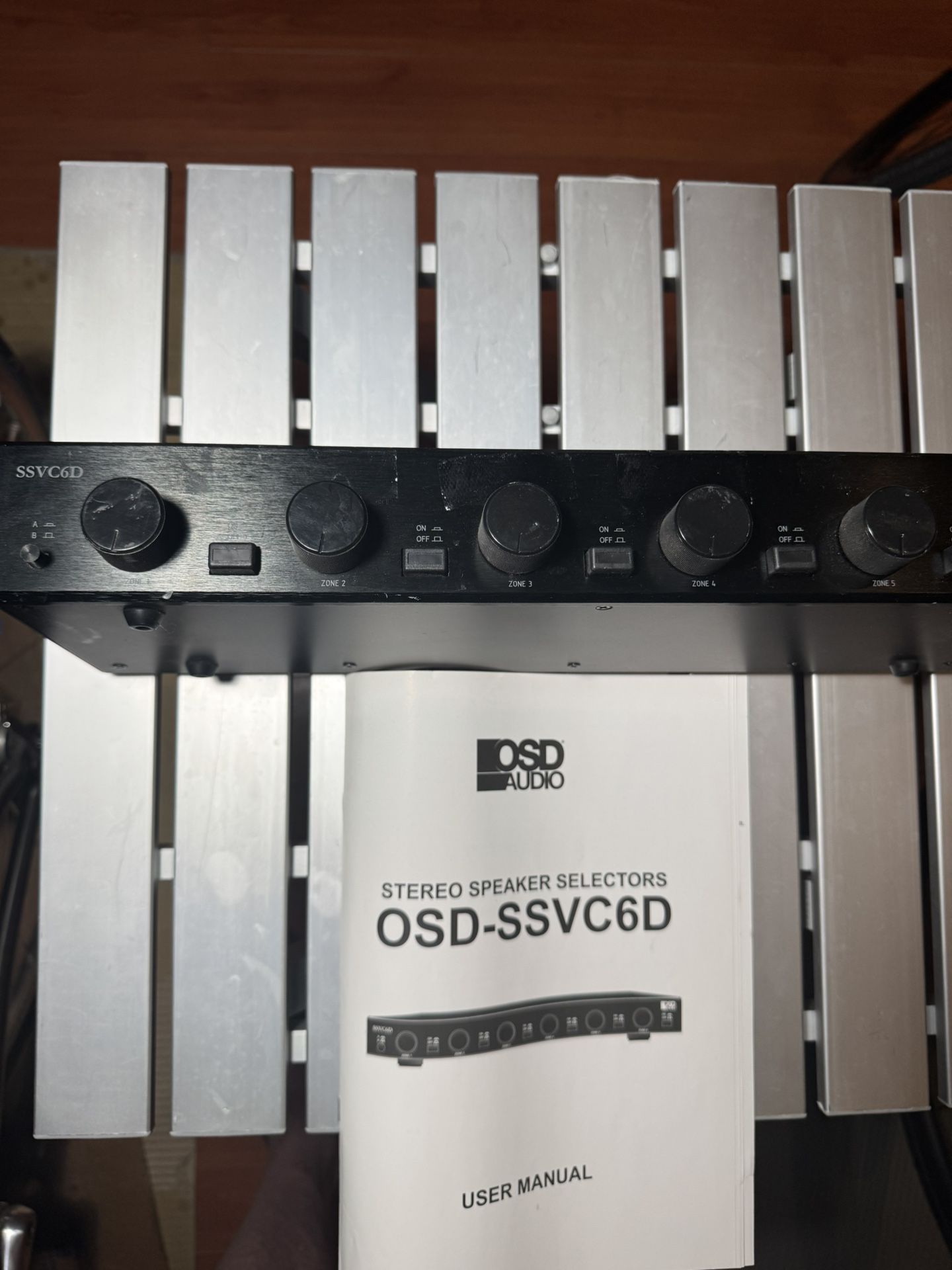 OSD Dual Source 6 Zone Speaker Selector