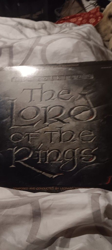 THE LORD OF THE RINGS 1978 Animated Movie Soundtrack on Fantasy 2-LP -