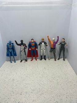 DC Superman Action Figure Lot of 6