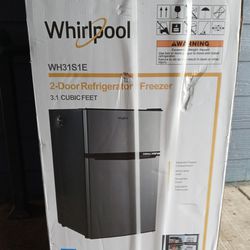 Whirlpool 2 Door Mini Fridge W/Freezer NEW!