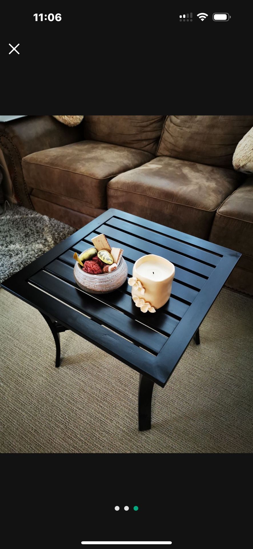 Room & Board Side Table/coffee Table, $299 before tax,like new