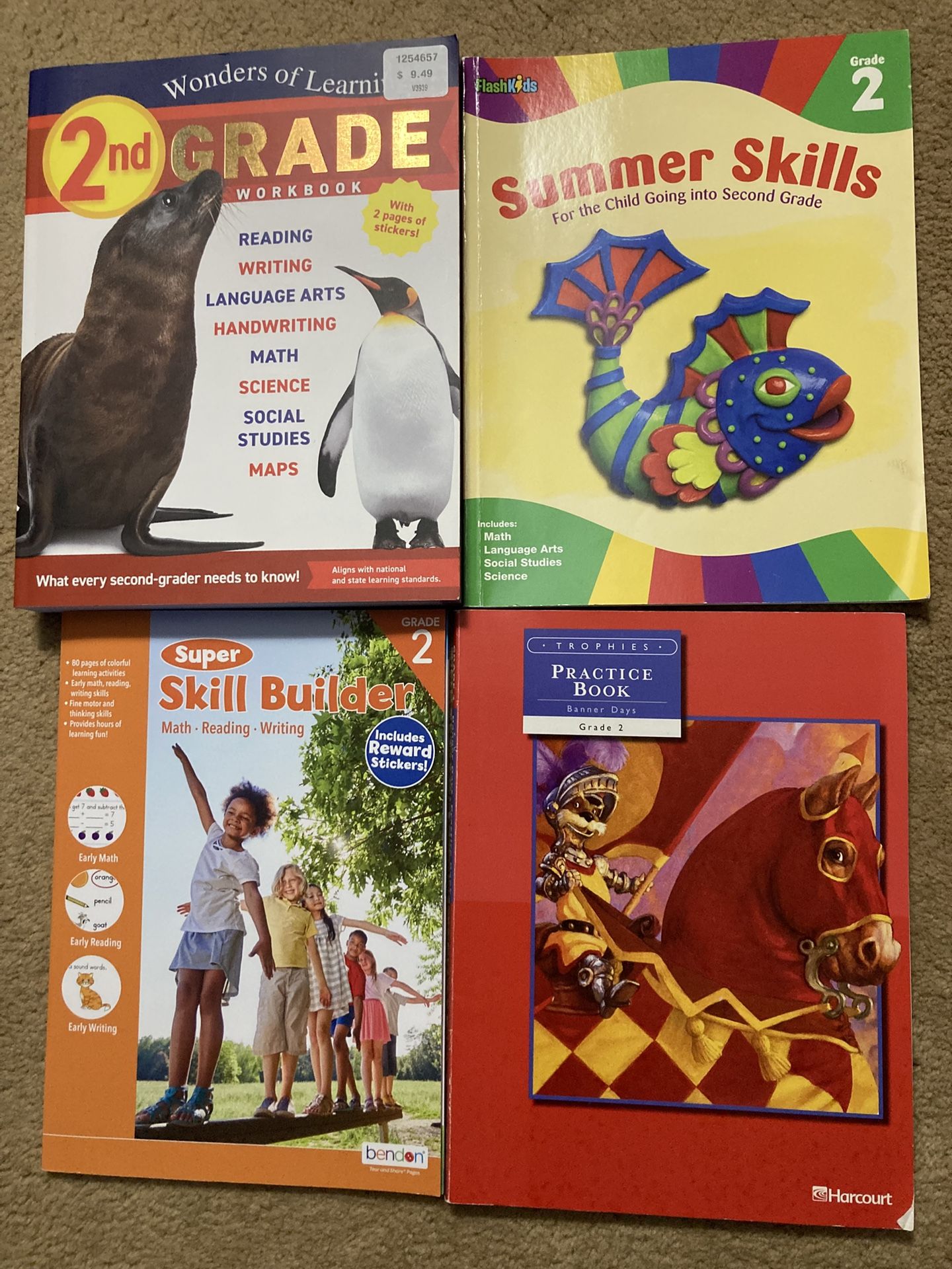 Second Grade Learning Work Books