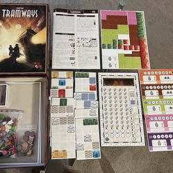 Tramways Board Game Alban Viard Adelaide/Shanghai and Dystopian Expansions New