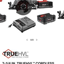 7-1/4 IN. TRUEHVL™ CORDLESS WORM DRIVE SKILSAW