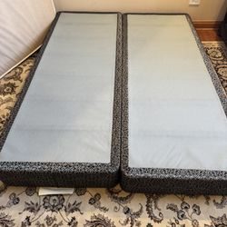 Queen Mattress Set: Queen Mattress + (2) Twin Foundations – $100
