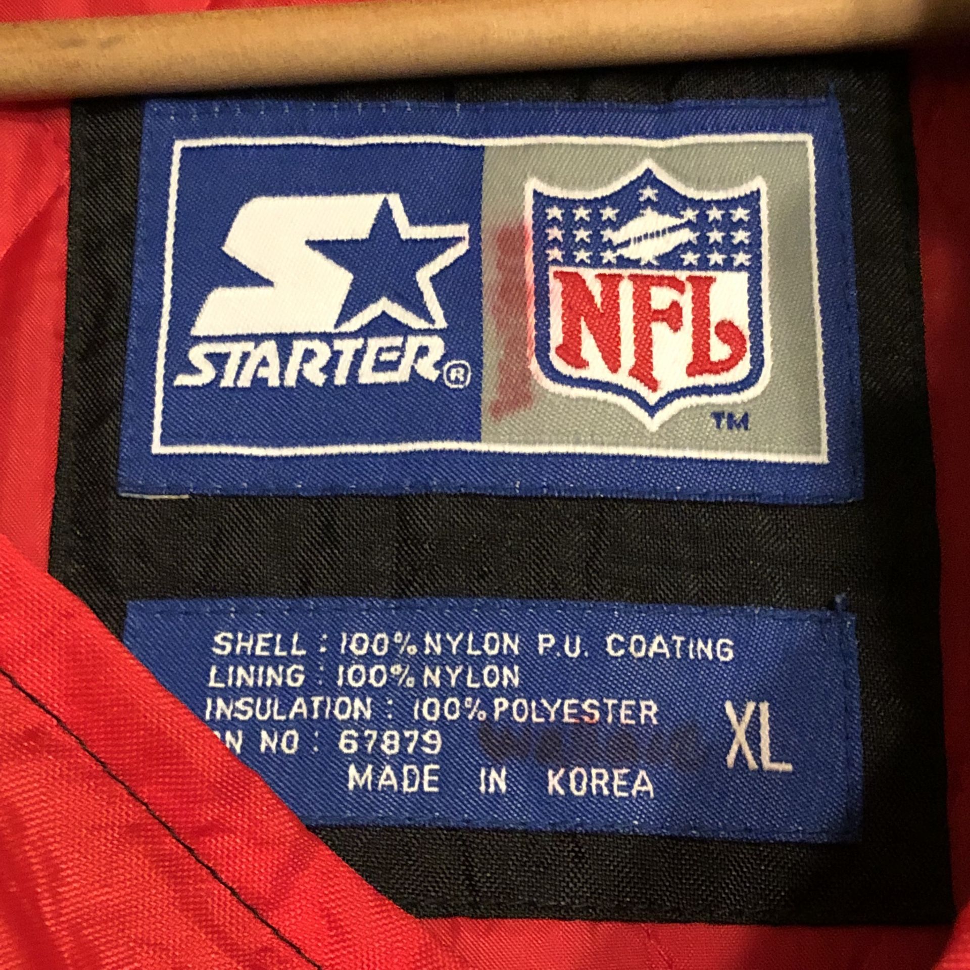 Vintage 90s San Francisco 49ers Pullover Jacket by Starter Size XL