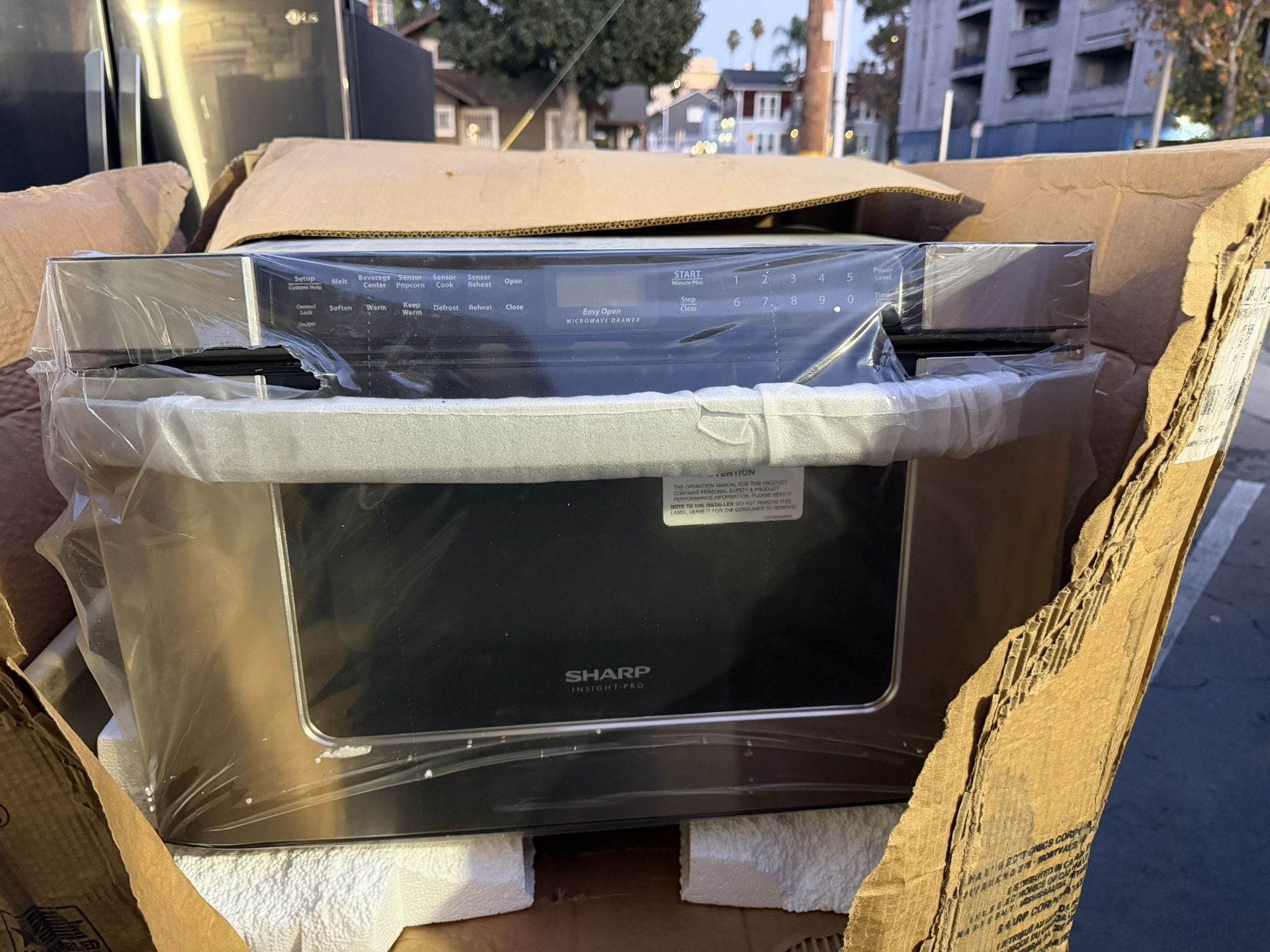 Brand New 24β W Sharp Microwave Drawer Stainless Steel