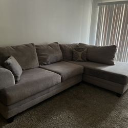 Perfect Condition Gray Sectional