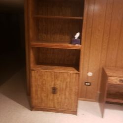 Student Desk And Bookcase 