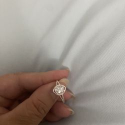 Real 925 Sterling Silver Wedding Ring Size 7