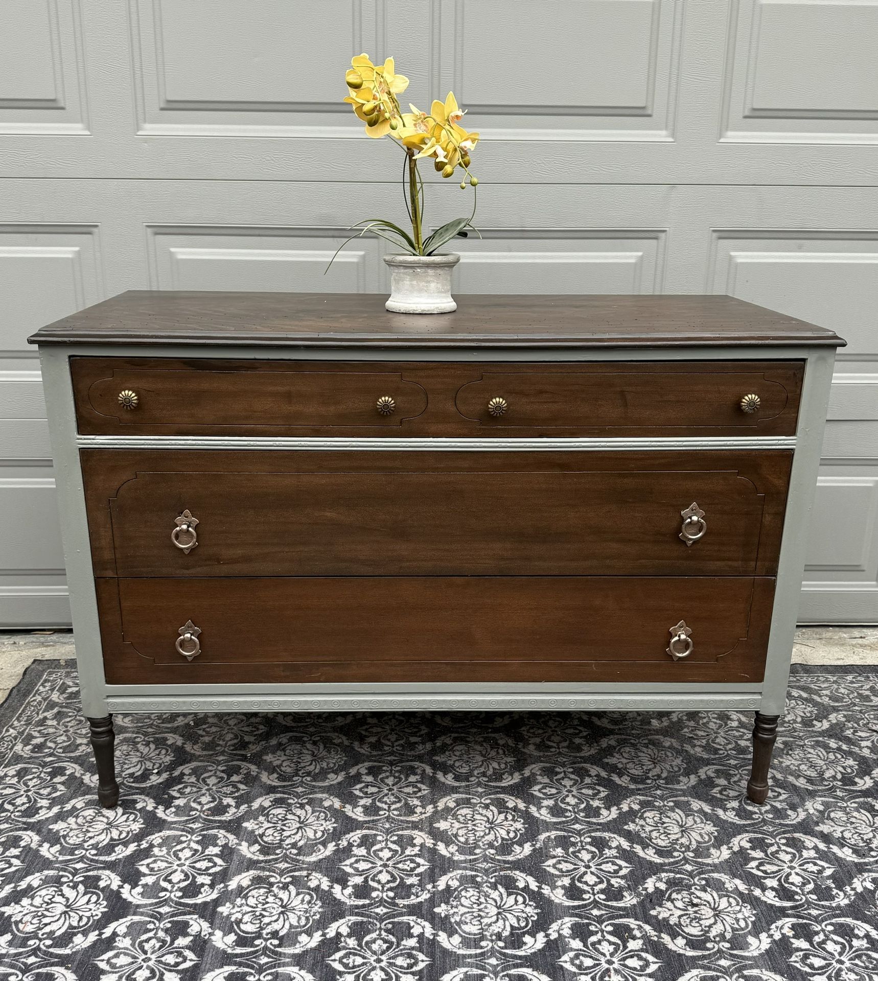 Three Drawer Solid Wood Dresser 
