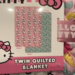 Hello Kitty Quilted Blanket 