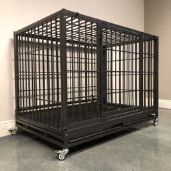 🔵Brand New  dog cat pet kennel cage crate as in Picture.   See dimensions in last picture 👍🏻. 