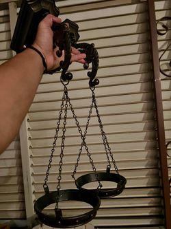 Hanging Decorative Metal  with Chains