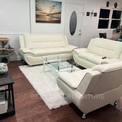 New  Sofa  3-Pc Set — Sofa • Loveseat • Chair