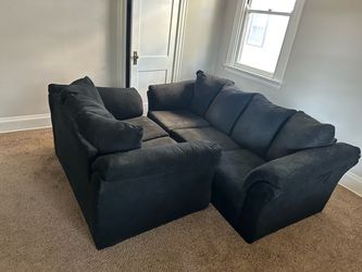 Black couches