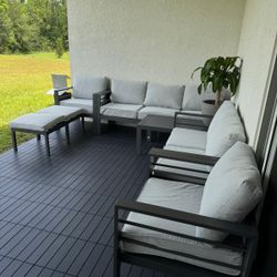 Patio Furniture Set 7 Pieces Outdoor