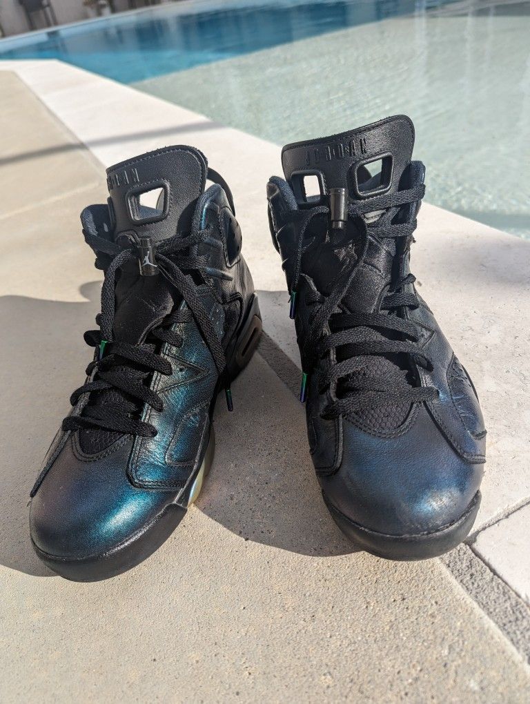 Nike Air Jordan 6 All Star size 10 mens Dark Blue Leather Sneakers