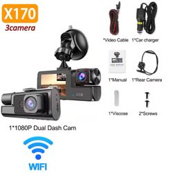 3 Channel  Dash Camera Wifi WiFi Connection 