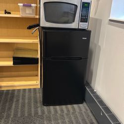 Microwave and Mini Refrigerator 