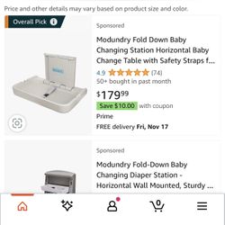 Wall Mount Baby Changing Station