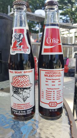 Vintage Collectible Coke Bottles - Various Themes