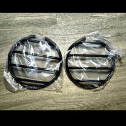 Headlight Protective Cover for Ford Bronco 2021 2022 2023, ABS Exterior Accessories, 2 Pieces, Black