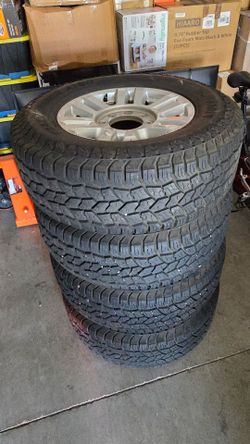 Truck Rims and Tires Set