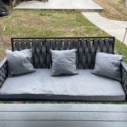 Gray 3 Seater Porch Swing 