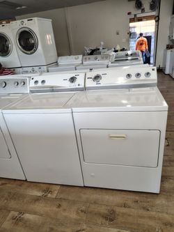 Kenmore auto sensing wash top load washer gas dryer súper capacity In Excellent Working Condition
