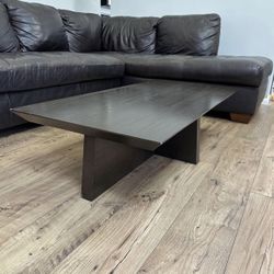Crate and Barrel Espresso Coffee Table