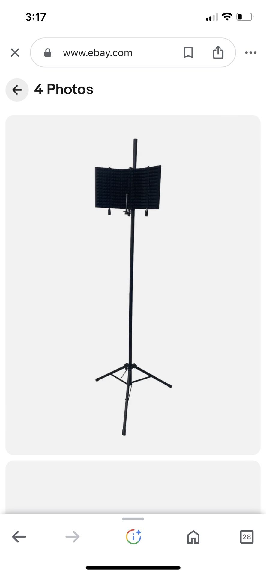 Professional Studio Recording Microphone Isolation Shield for Blue Yeti (AO-504)