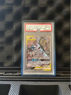 Pokémon Garchomp & Giratina GX SM193 Black Star Promo 2019 Tag Team Card PSA 10
