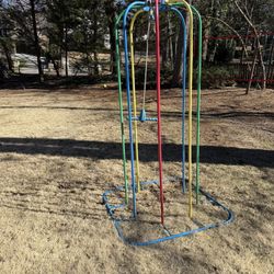 Jungle Jumparoo With Rope Swing Bouncy 