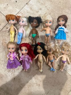 Mini anamator dolls 5.00 each when you buy all