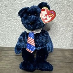 Ty Beanie Babies Pops USA Tie W/ Tags - Pre Owned