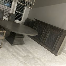 Full Dining Room Set With Dining Room Hutch